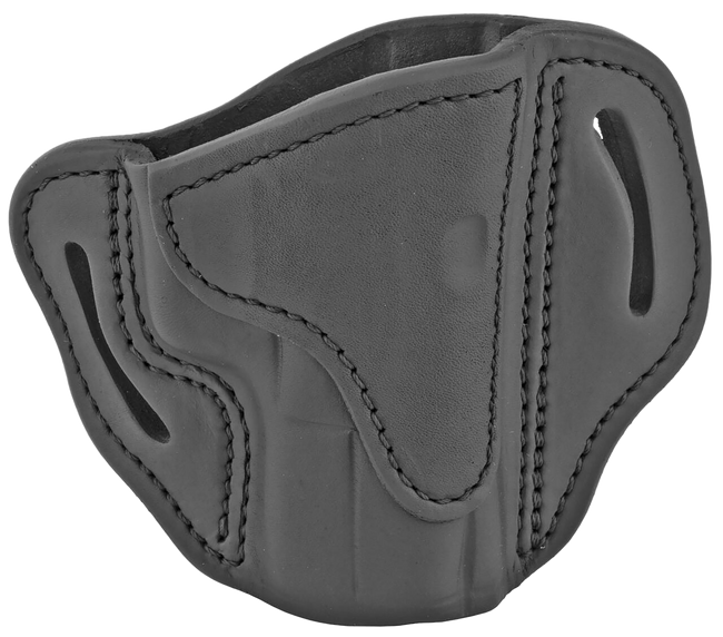 1791 Gunleather BH21SBLR BH2.1  OWB Size 2.1 Stealth Black Leather Belt Slide Compatible w/Glock 17/S&W M&P Shield/Springfield XD Right Hand