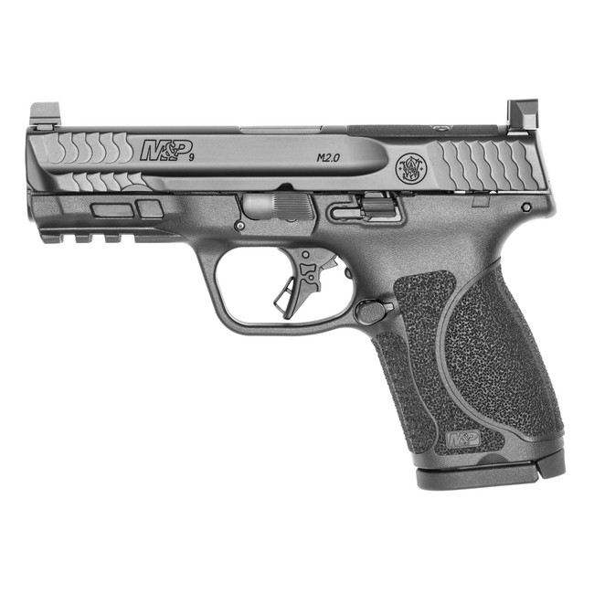 Smith & Wesson M2.0 9mm Luger, 4in. Barrel, 15rd, Optic Ready - Black (13616)