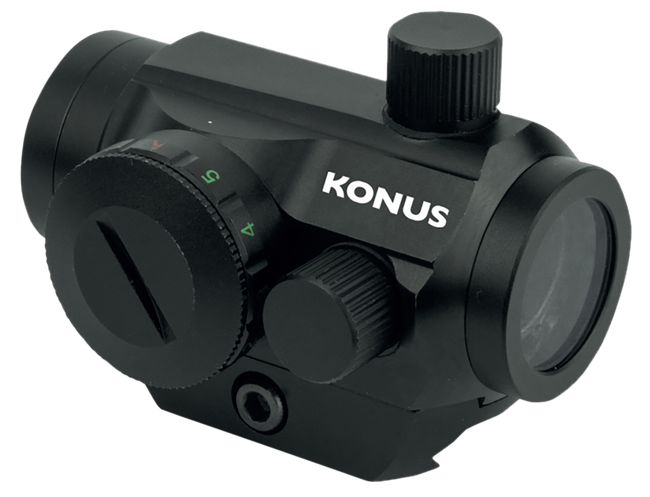 Konus Optics Nuclear QR Red Dot 1x22mm 3MOA Red Green Dot for Rifles Carbines Shotguns