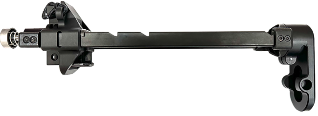 B&T Firearms 20394 Telescopic Stock Complete for APC9/40/45  Black 3 Position