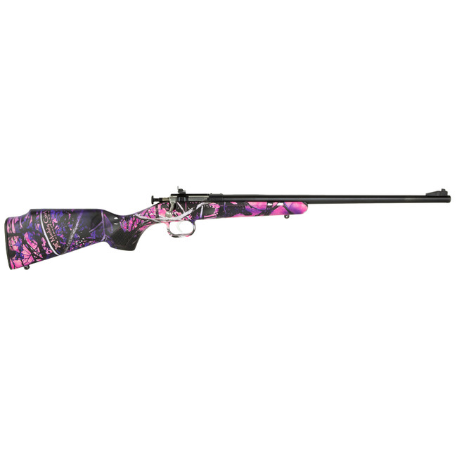 Keystone Crickett Hydro-Dipped Synthetic Rifle 22LR Muddy Girl Blued - KSA2160 - 611613021605