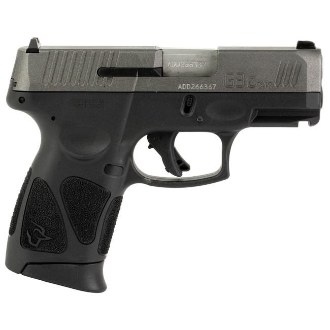 Taurus G3c 9mm Luger 3.2 inch 12 Rounds Tungsten Black - 1-G3C93C - 725327630951
