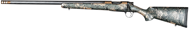 Christensen Arms 8010620900 Ridgeline FFT 7mm-08 Rem 4+1 20" Carbon Fiber/Threaded Barrel, Burnt Bronze Cerakote, Green with Black/Tan Accents Stock,