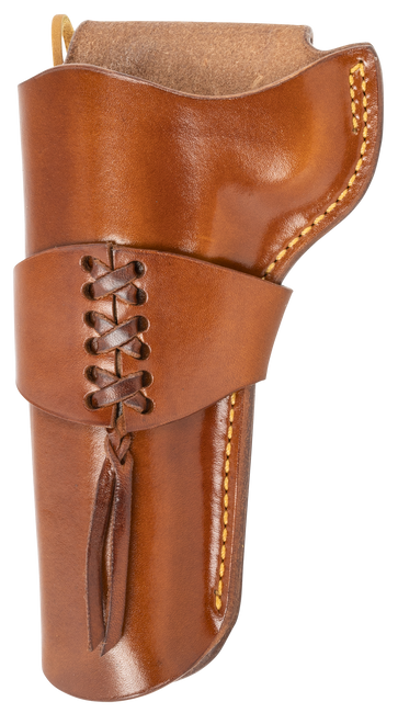 Galco WWR321 Wrangler  OWB Tan Leather Belt Loop Fits Ruger Wrangler Compatible w/ Wrangler Cartridge Belt