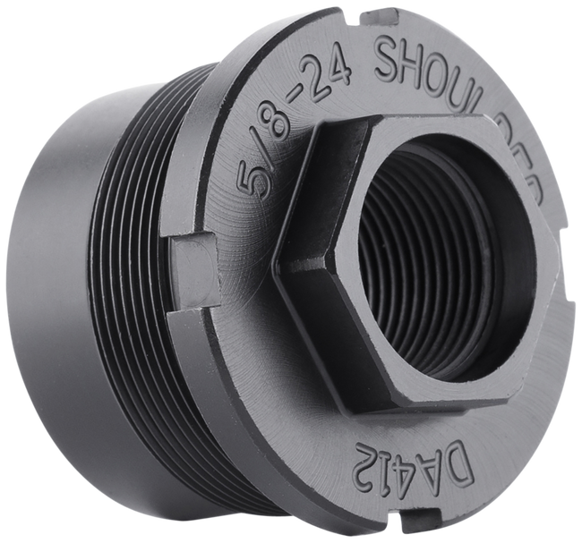 Dead Air DA412 Ghost-M & Pyro Fixed Mount 5/8"-24 tpi Black