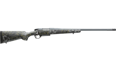 Bergara Rifles BPR2665CM Premier Canyon 6.5 Creedmoor 3+1 20" Sniper Gray Cerakote Fluted Barrel, Sniper Gray Cerakote Steel Receiver, Swamper Rouge Camo AG Composite Stock - BPR2665CM - 043125065431