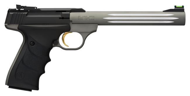 Browning Buck Mark Lite 22 Long Rifle 7.25in 10 Rounds Matte Gray Fluted