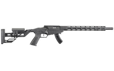 Ruger 8400 Precision Rimfire  22 LR 15+1 18" Threaded 1137 Alloy Steel Barrel, Hard Coat Anodized Finish, 15" M-Lok Handguard, Adjustable Quick-Fit Precision Stock, 30 MOA Picatinny Rail, Optics Ready - 8400 - 736676084005