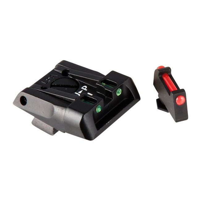 FULLY ADJUSTABLE SIGHT SET, FIBER OPTIC F/R