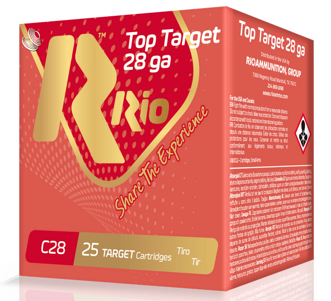 Rio Ammunition RC2875 Top Target  28 Gauge 2.75" 3/4 oz 7.5 Shot 25 Rounds