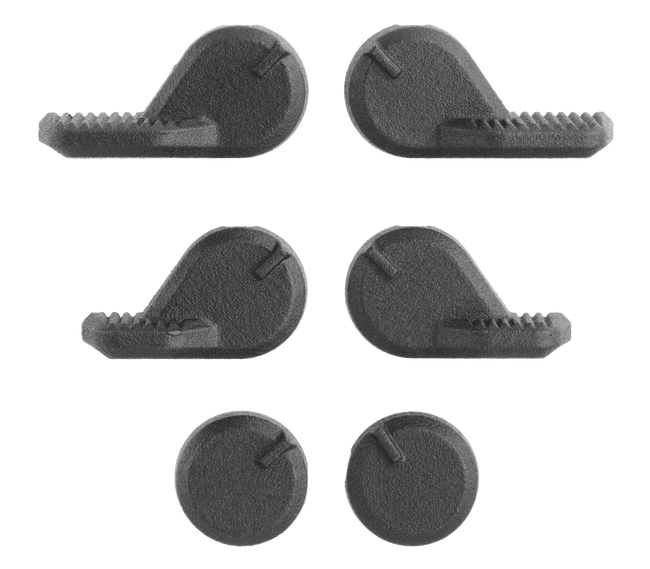 Magpul MAG1176 ESK Safety Selector Black Polymer for CZ Scorpion EVO 3 Includes Extra Paddles & Mounting Screws