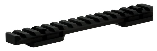 Talley POO252735 Browning X-Bolt Picatinny Rail  Black Anodized Short Action 0 MOA