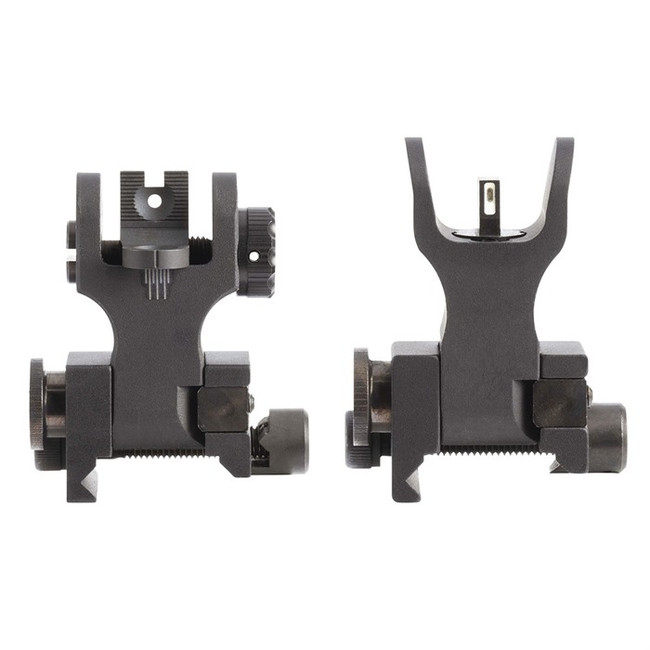 XS Sights AR15 Tritium Flip Up Sight CSAT Stripe Aluminum Co Witness