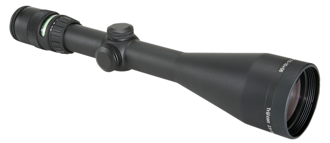 Trijicon AccuPoint 2.5-10x56mm 30mm Tube BAC Green Triangle Post Reticle