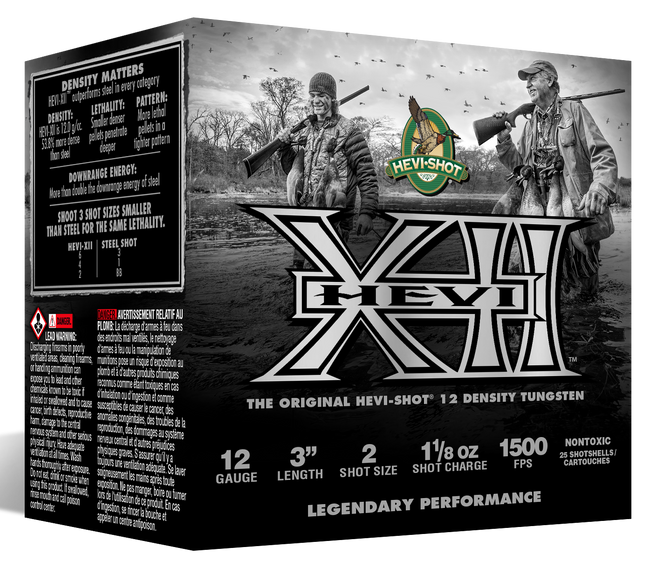 Hevi Shot Hevi-XII Shotgun Ammo 12 ga. 3 in. 1 1/8 oz. 2 Shot 25 rd.