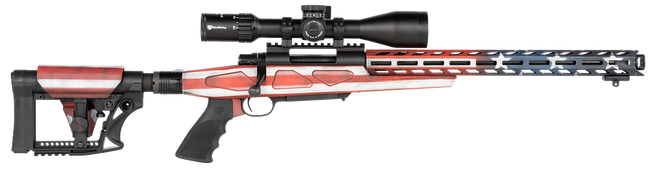 Howa M1500 Gen 2 American Flag Chassis Rifle 308 Win. 16.25 in. American Flag Package