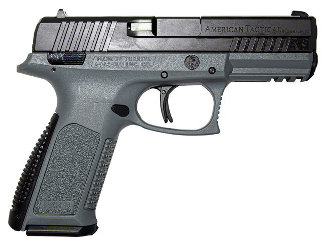American Tactical Inc. Gfx917smk FXS-9 9mm Luger 4.10in 17+1 Gray Nitride Slide Gray Frame