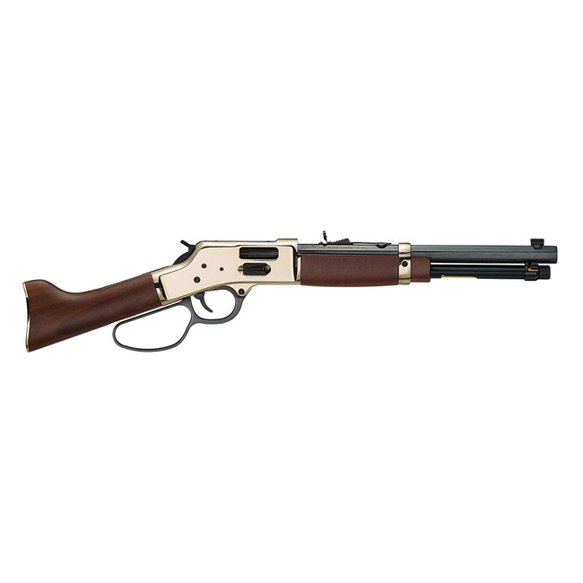 Henry Mare's Leg 44 Remington Magnum 12.9" 5 Rounds Brass Polished - H006GML - 619835060723