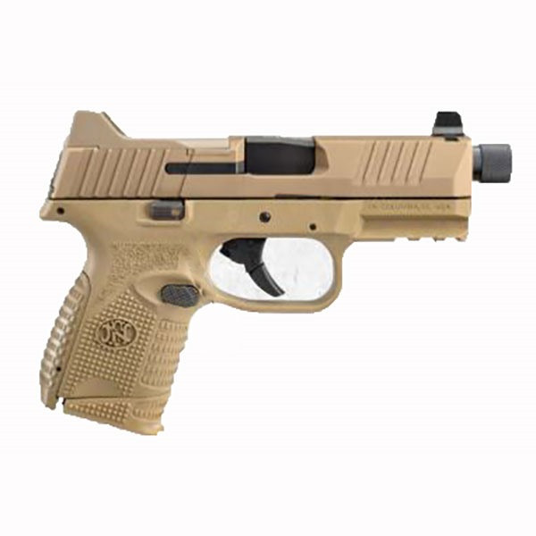 FN 509 Compact Tactical 9mm Luger 4.32 in 12/24 Rounds Flat Dark Earth Optic Cut