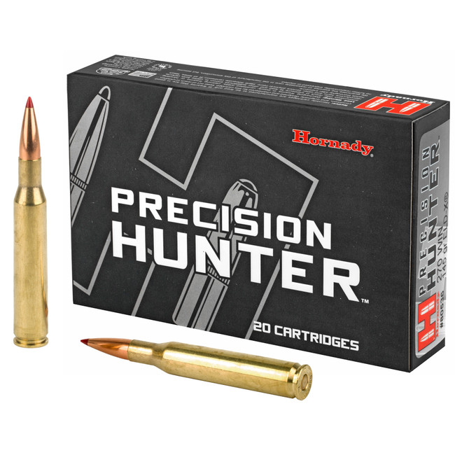 Hornady Precision Hunter Rifle Ammo 270 Win. 145 gr. ELD-X 20 rd. - 80536 - 090255805369