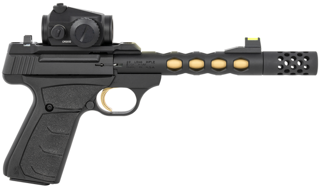Browning Buck Mark Vision SR 22 LR 5.9in 10 Rounds Gold Cerakote Vortex Red Dot