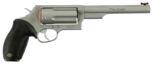 Taurus, Judge Magnum Revolver, .45 Colt / .410 Magnum, 6.5 inch Barrel, 5 rounds, Matte Stainless
