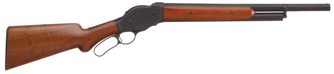 Cimarron Firearms 1887 Terminator Lever Action, 12GA, 20in. Barrel, 5rd, Wood Stock & Forend - Black (CA188720)