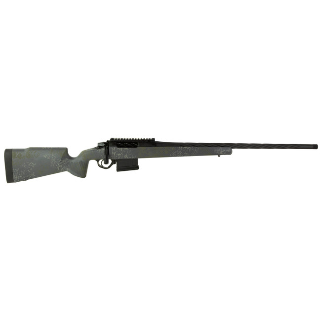 Seekins Precision 0011710117MS Havak PH2 Full Size 308 Win 5+1 2" Charcoal Gray Fluted/Threaded Barrel, Black Picatinny Rail Stainless Steel Receiver, Mountain Shadow Camo Fixed Synthetic Stock - 0011710117MS - 811452029545
