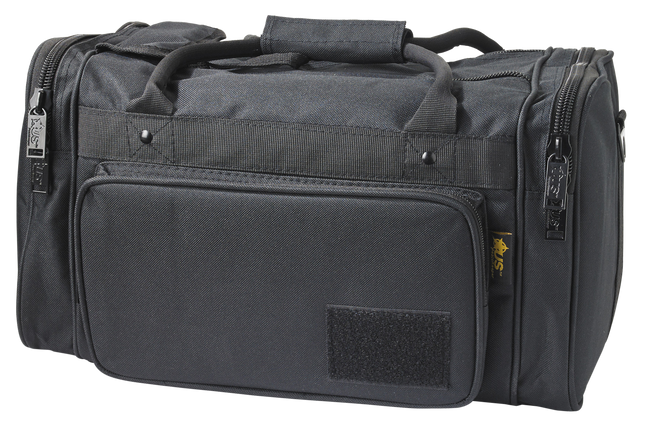 US PeaceKeeper P21115 Medium Range Bag Water Resistant Black 600D Polyester with Pockets, Removable Gun Rug, & Wraparound Handles 18" L x 10" H x 10" D Exterior Dimensions