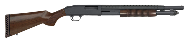 Mossberg 590 Retrograde 12 Gauge 18.5in Barrel 6rd Wood Stock & Forend