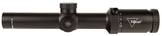 Trijicon Credo HX 1-6x24mm 30mm Tube Satin Black Red MOA Segmented Circle Reticle LED