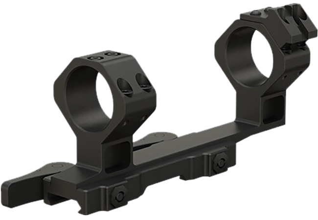 ATN ACMUDCQDMHH Dual Cantilever Scope Mount/Rings Combo High Profile Black Aluminum 30mm Tube Quick Detach Mount