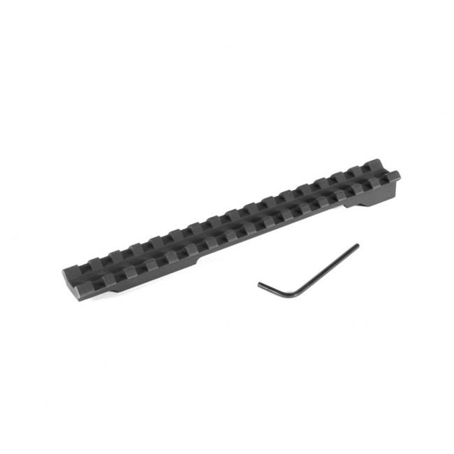 EGW Mauser 98 Large Ring 3 Hole Scope Bases 0 MOA Undrilled Picatinny Rail 1 Piece