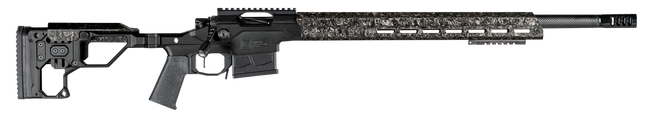 Christensen Arms 8010300102 Modern Precision  308 Win 24" Threaded Carbon Fiber Barrel 5+1, Black Nitride Finish, Black Anodized with Folding Stock, Polymer Grip