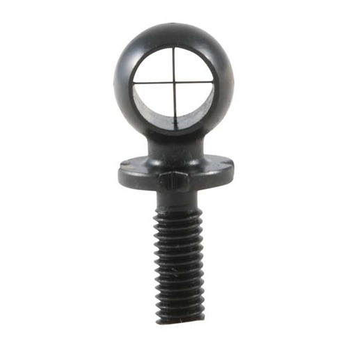 KNS Precision Crosshairs Standard Hooded Front Sight Brass Black AR-15