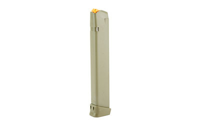 Glock 33rd 9mm Luger Magazine Olive Drab Green Fits Glock 17 19 26 34 45 - 47462 - 764503027383