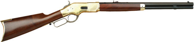 Cimarron 1866 Yellowboy Short Rifle 45 Long Colt 20 in. Walnut and Brass - CA234 - 844234100859