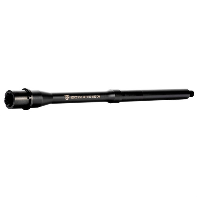 Rosco Manufacturing Rosco 16in GVT 5.56 NATO Bloodline Barrel AR-15 MidLength Nitride