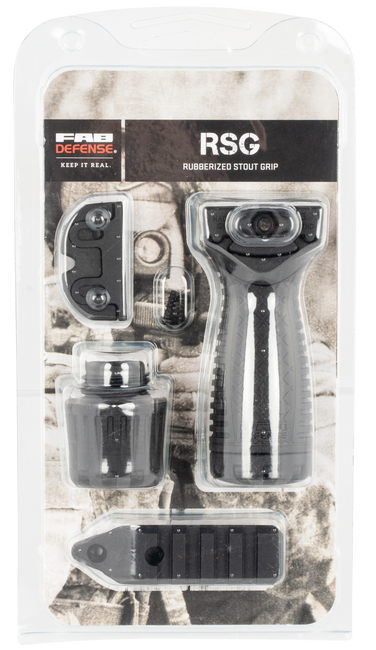 Fab Defense RSG Stout Grip Ribbed Polymer With Rubber Overmold 3.93in