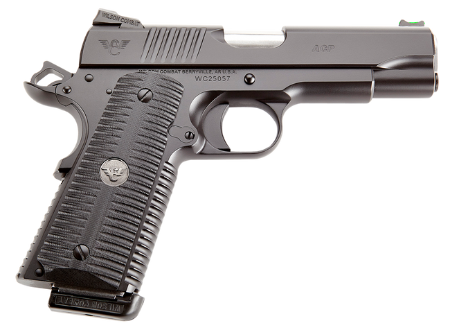 Wilson Combat ACP Commander 9mm Luger 4.25 Inch 10 Rounds Stainless Slide G10 Grip