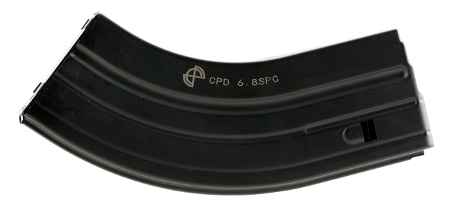 DuraMag 28rd 22 Nosler 6.8 SPC Detachable Magazine for AR-15 with Gray Follower