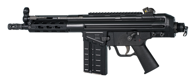 PTR 105 PDWR  308 Win/7.62x51mm NATO 20+1 8.50" Bull Barrel, 7075-T6 Aluminum Receiver, Iron Sights, Milled Aluminum Handguard, Optics Ready Picatinny Rail