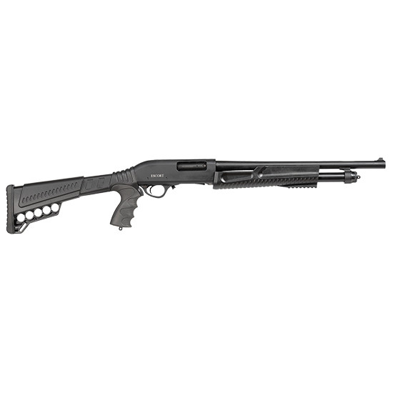 Escort Shotguns Slugger Tactical 12GA, 18in. Barrel, 5rd - Black (HEST12180001) - HEST12180001 - 817461015456