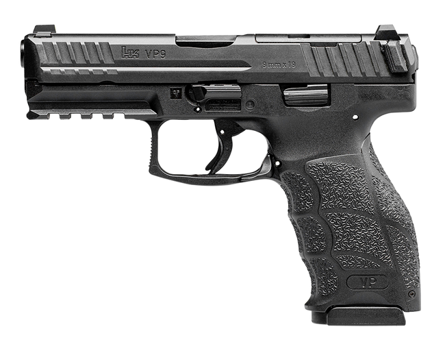 HK VP9 9mm Luger, 4.09in. Barrel, 17rd, Optics Ready - Black (81000483)
