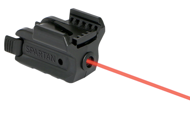 LaserMax Spsr Red Spartan Adjustable Fit Laser Handgun Picatinny rail Windage Elevation Ambidextrous