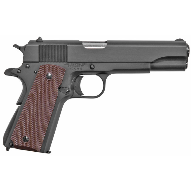 Auto-Ordnance 1911A1 GI Spec Pistol 45 ACP 5 in Black 7 rd. - 1911BKO - 602686251112