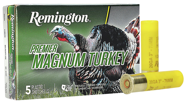 Remington Premier Magnum Turkey Loads 20 ga. 3 in. 1 1/4 oz. 6 Shot 5 rd.