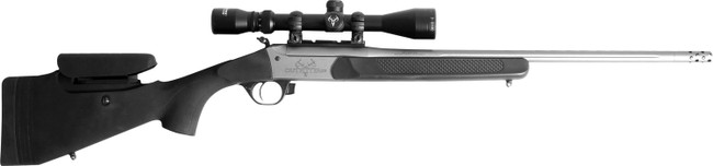 Traditions Outfiiter G3 Rifle Package 450 Bushmaster 22 in. Tungsten CeraKote w/ Scope - CR9-456650T - 040589030890