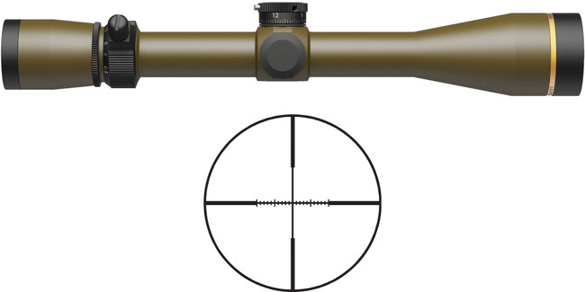 Leupold VX-3HD 4.5 14x40mm CDS ZL Wind Plex Burnt Bronze Rifle Scope - 180621 - 030317028435