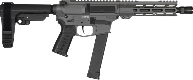 CMMG 45AF30FTNG Banshee MKG 45 ACP 13+1 8" Black Nitride Medium Taper Threaded Barrel, EML 4" M-LOK Handguards, Tungsten Aluminum Picatinny Rail Receiver, CMMG Zeroed Grips